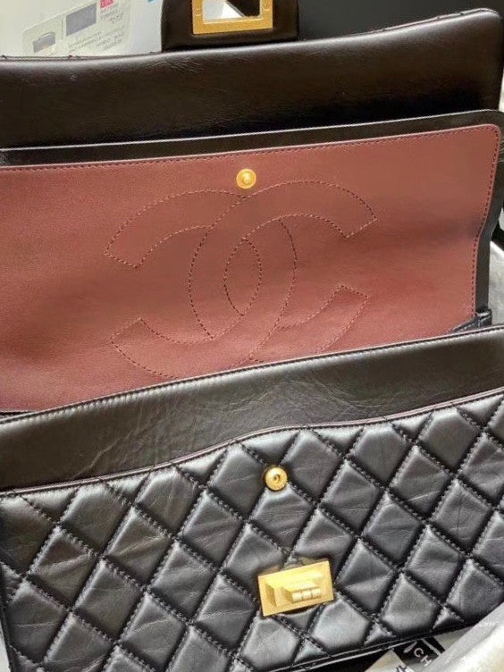 Chanel Reissue large 2.55 handbag with Gold Hardware