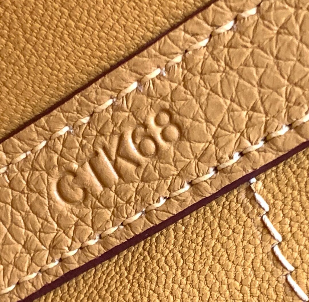 Hermes Kelly 24/24 Amber Swift & Togo Leather with Gold Hardware
