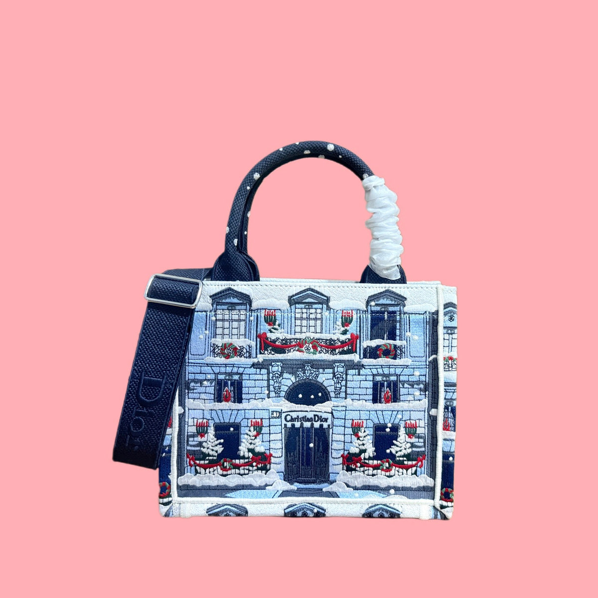 Dior Mini Book Tote – JWA Debut Runway "Christmas House" Limited Edition