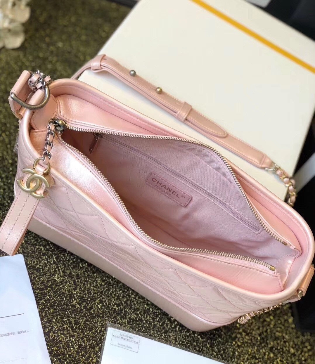 Chanel's Iridescent Gabrielle Hobo Bag Pink