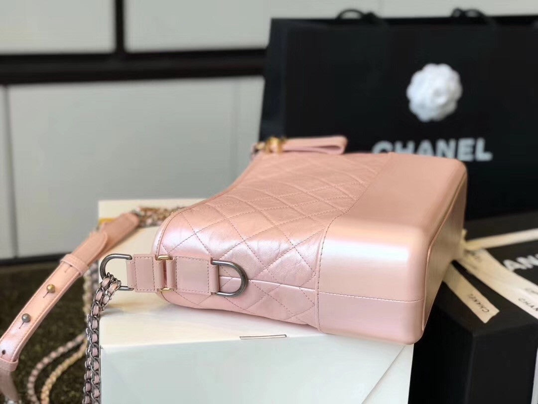 Chanel's Iridescent Gabrielle Hobo Bag Pink