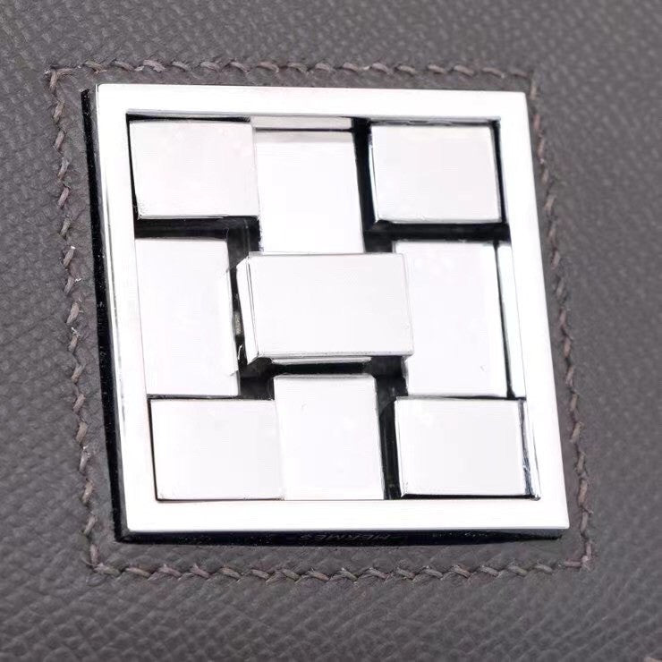 Hermes 8F Etain  Mosaique au 24 - 17 bag Palladium Hardware