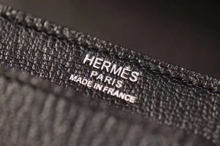 Hermes Verrou Chaine mini bag 17cm Black Chevre Mysore