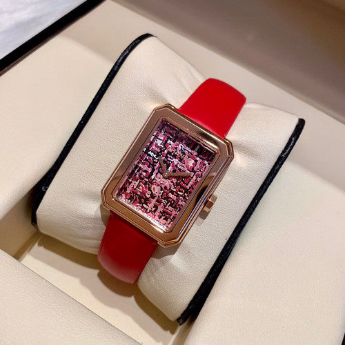 Chanel Limited Edition boy·friend tweed watch H6129 Red
