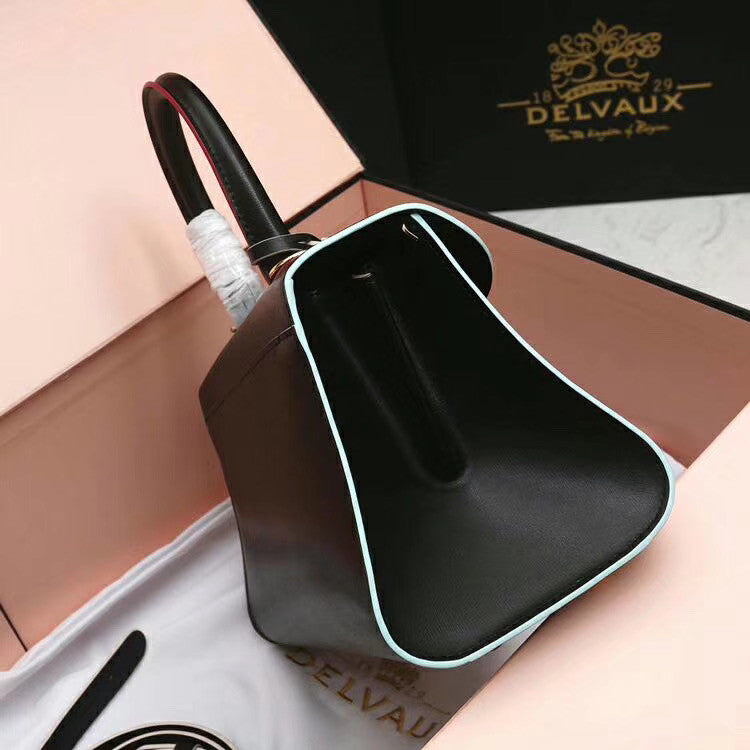 Delvaux Le Brilliant East/West mini Cashmere bag Black