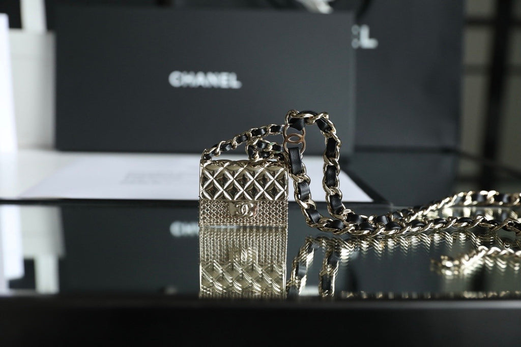 Chanel metal bag belt