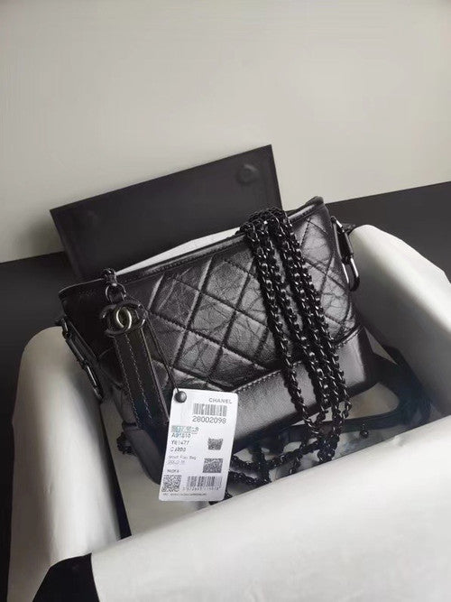 CHANEL'S Limited Edition All-Black GABRIELLE Small Hobo Bag