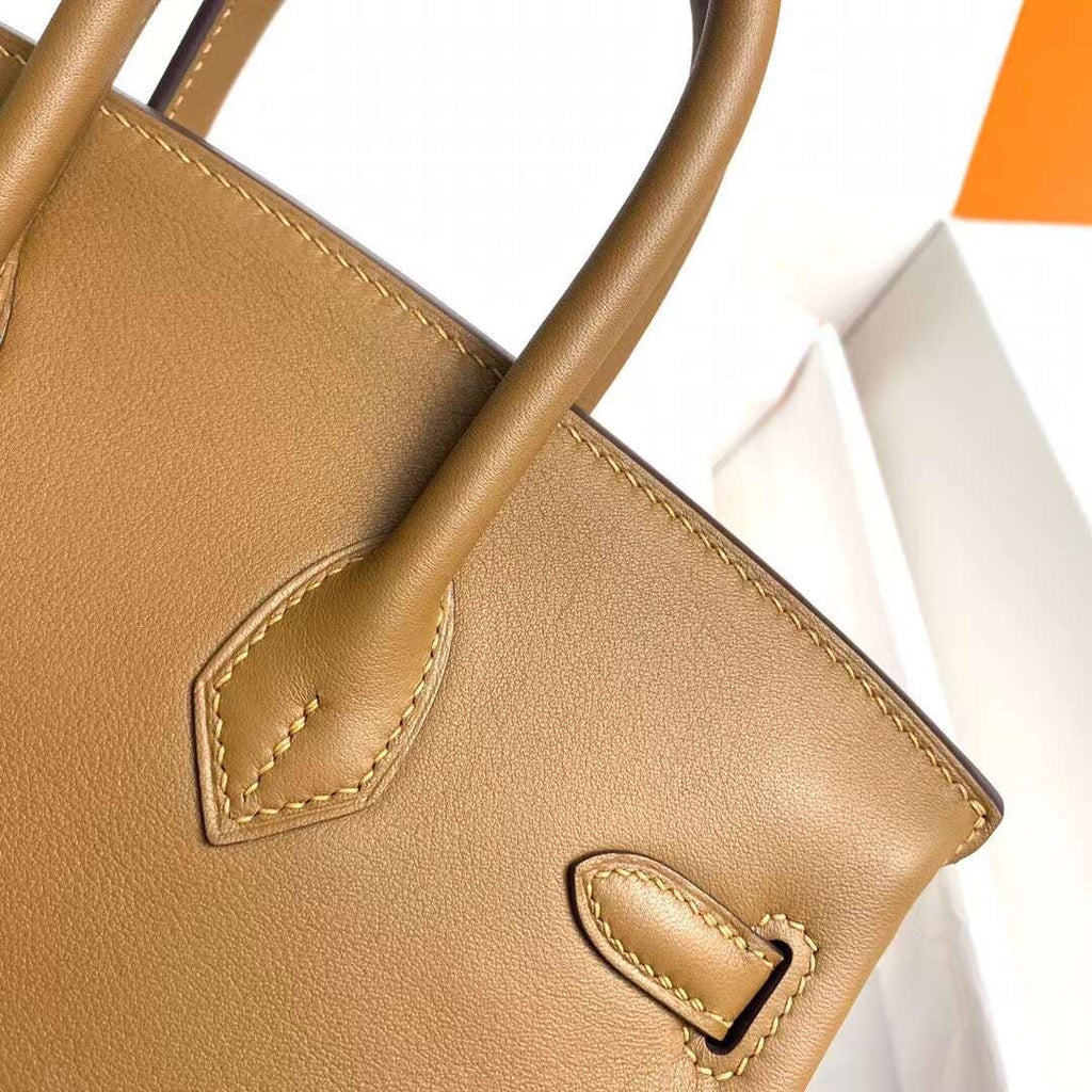 Hermes Beige de Weimer Birkin 25 cm Swift Gold Hardware