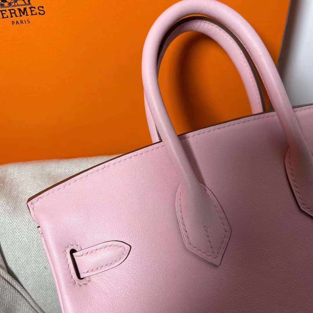 Hermes Sakura Pink  Birkin 25 cm Swift Gold Hardware