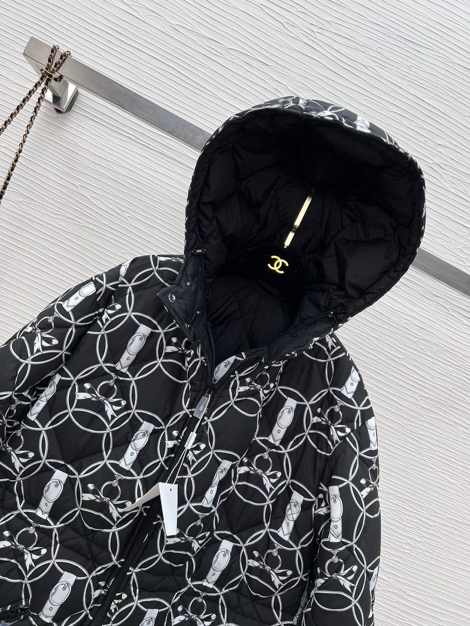 Hermes "Promenade du Matin" reversible puffer coat