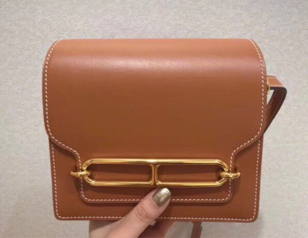 Hermes Barenia Leather Gold Roulis Bag