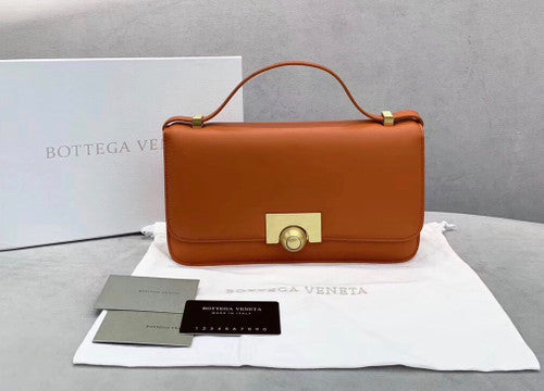 Bottega Veneta BV CLASSIC BAG IN FRENCH CALFSKIN Burned Orange