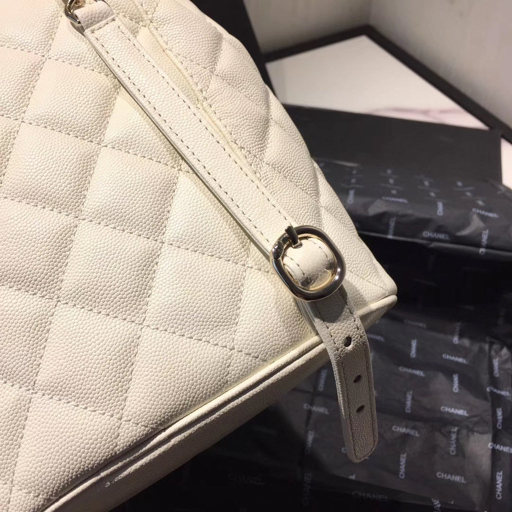 Chanel DUMA LEATHER BACKPACK WHITE