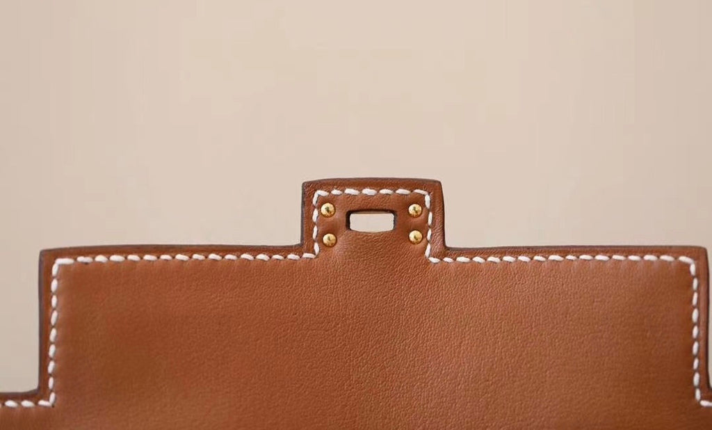 Hermes Quelle Idole Kelly Doll Bag Gold Swift Gold Hardware