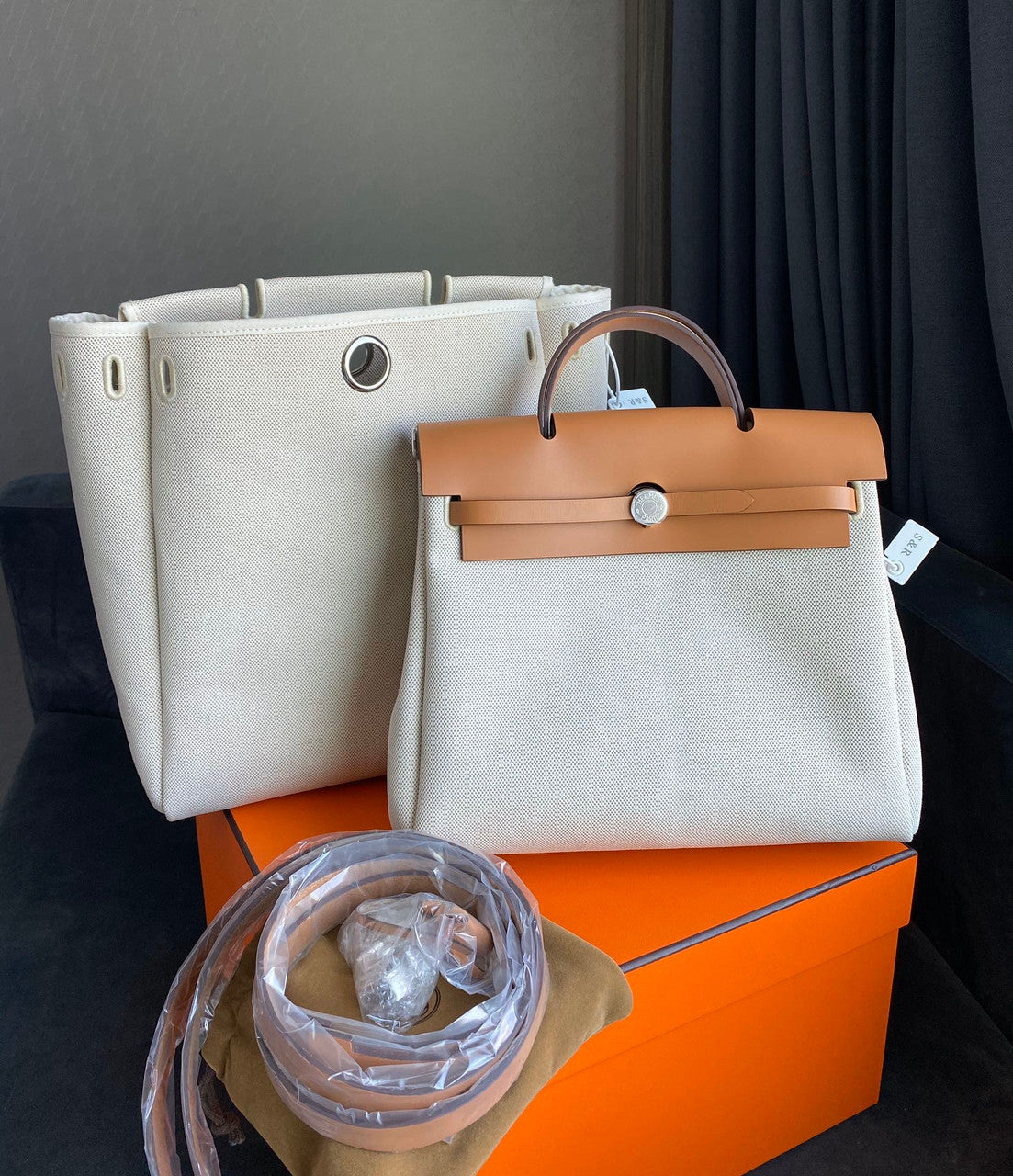 Hermes Herbag a dos Zip retourne backpack