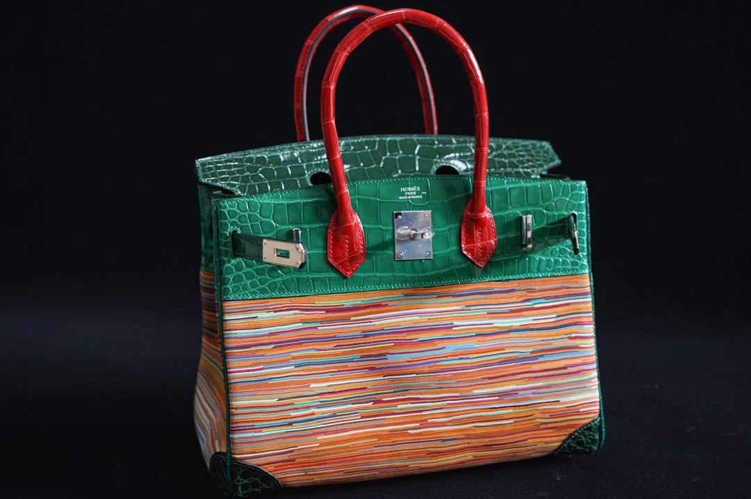 Hermes Niloticus Crocodile  Vibrato Leather BIRKIN 30CM Multiple color III