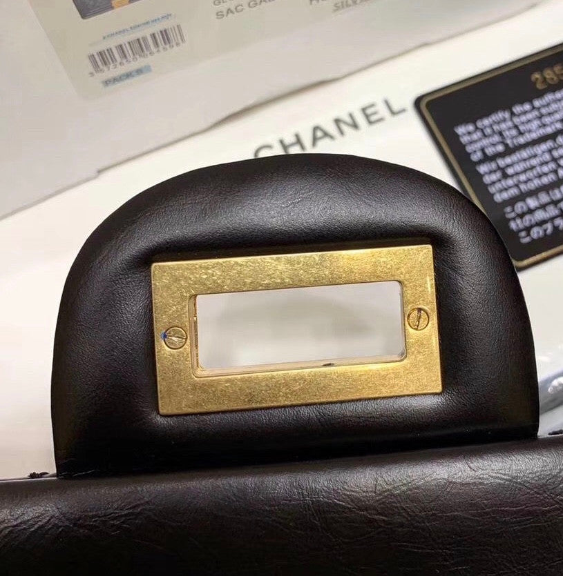Chanel Reissue large 2.55 handbag with Gold Hardware