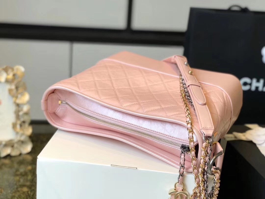 Chanel's Iridescent Gabrielle Hobo Bag Pink
