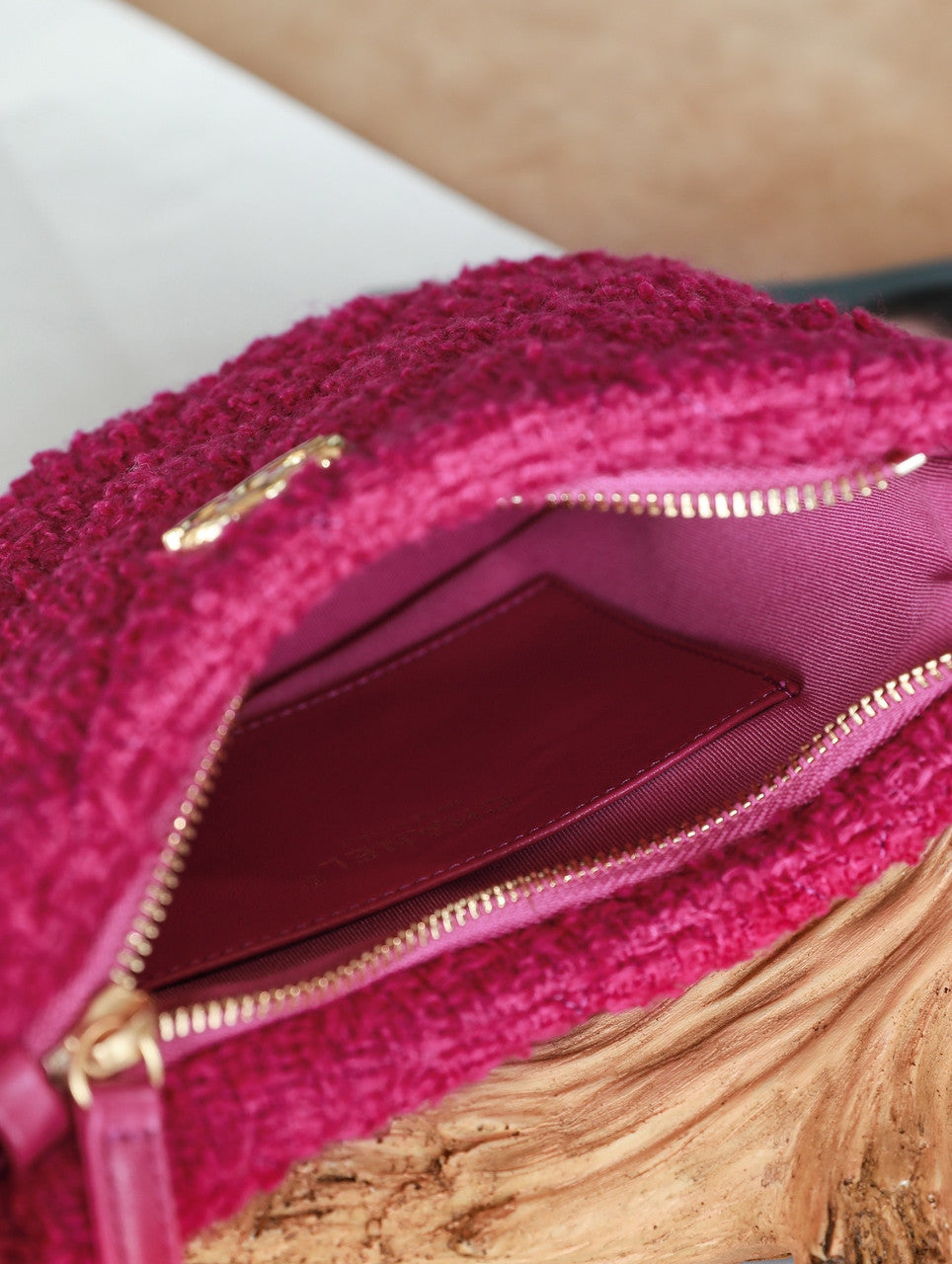 Chanel Cashmere Tweed HOBO HANDBAG