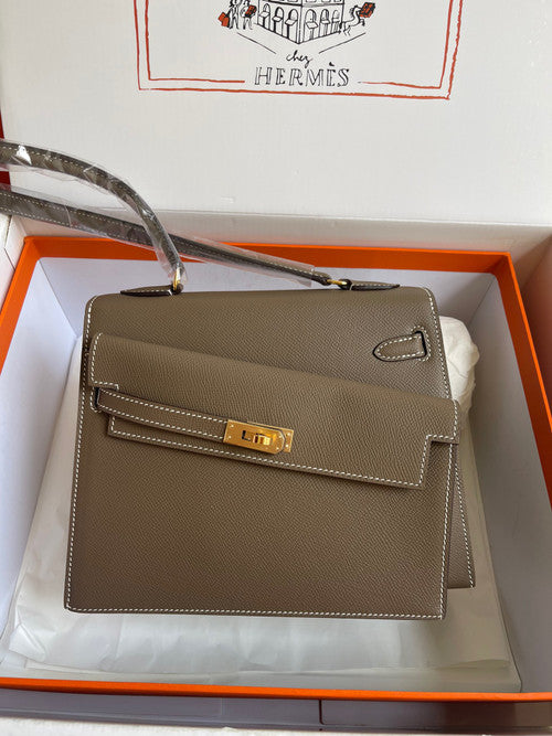 Hermes Kelly Sellier 20 en Desordre Etoupe