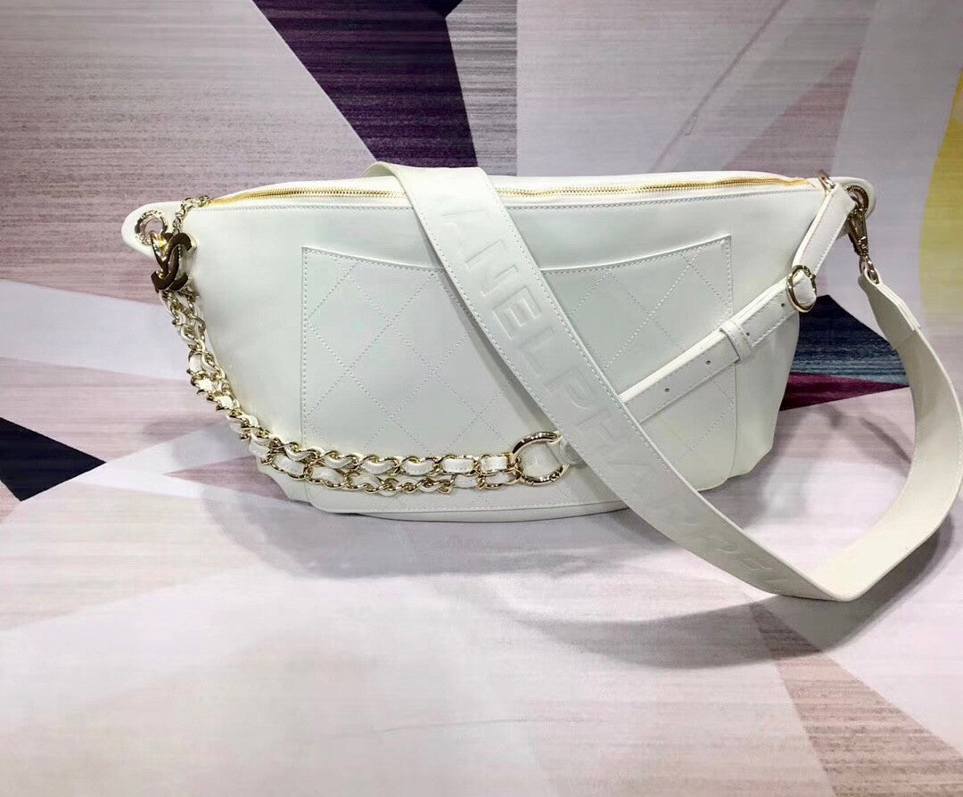 Chanel x Pharrell Bum Bag White