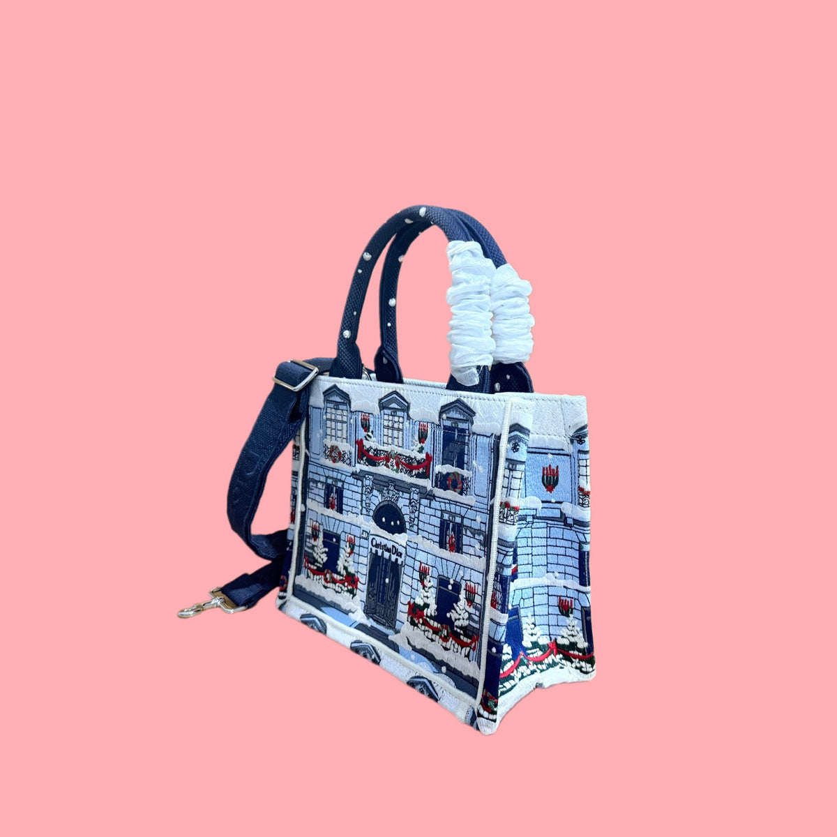 Dior Mini Book Tote – JWA Debut Runway "Christmas House" Limited Edition