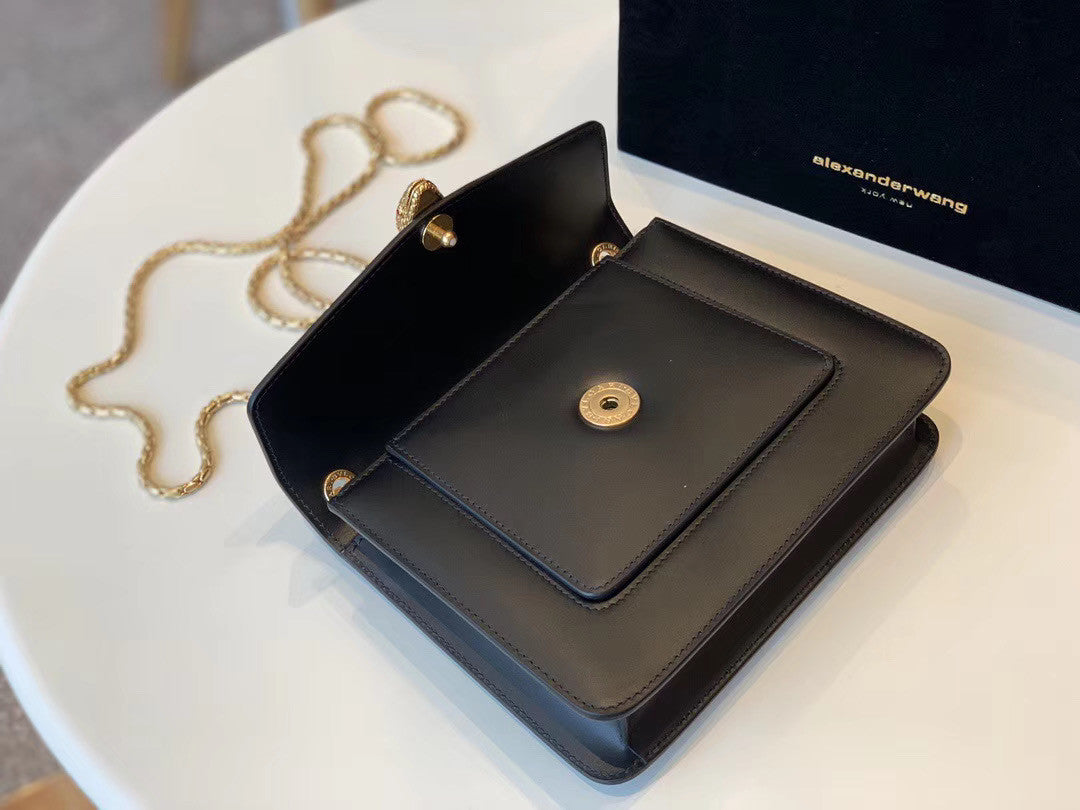 ALEXANDER WANG X BVLGARI LIMITED EDITION CROSSBODY BAG BLACK