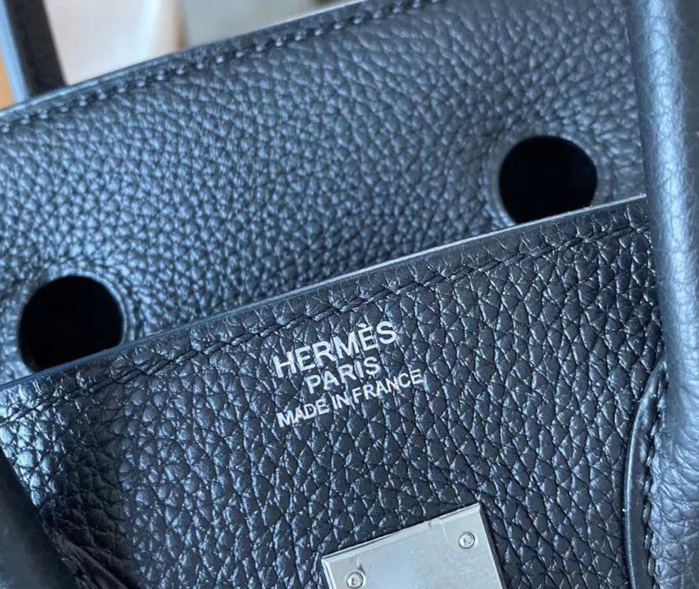 Hermes Black Birkin 25cm Togo Palladium Hardware 2020