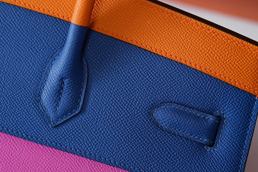 HERMÈS SUNSET RAINBOW SELLIER BIRKIN 35CM IN EPSOM LEATHER WITH PALLADIUM HARDWARE