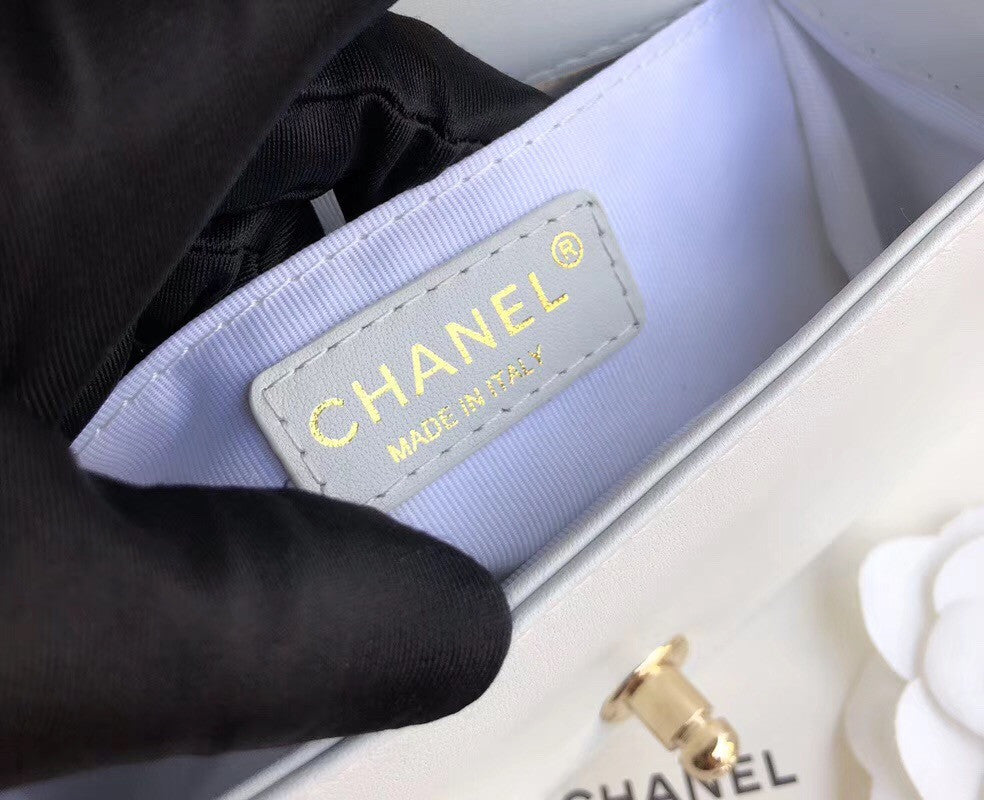 Chanel Small BOY CHANEL Handbag With Imitation Pearls White