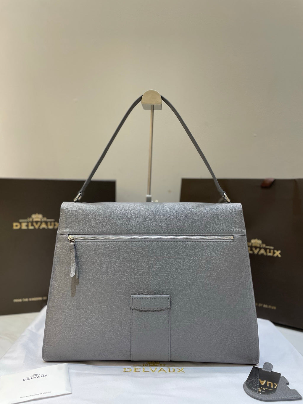 Delvaux Brillant Tempo Large Gray