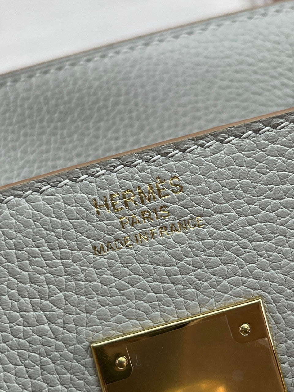 Hermès 80 Gris Perle Birkin 30 cm Togo Leather Gold Hardware