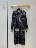Gucci Print silk dress with scarf