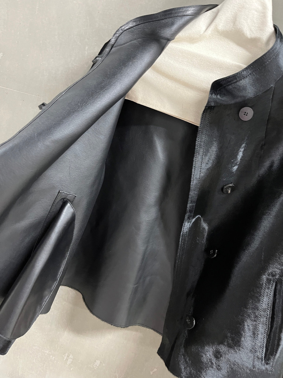 Loro Piana Chocolate Brown Calf Hair Jacket — New Release Loro Piana