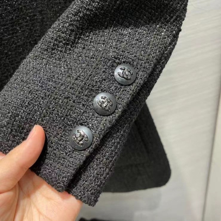 Chanel Iridescent Cotton Tweed Jacket