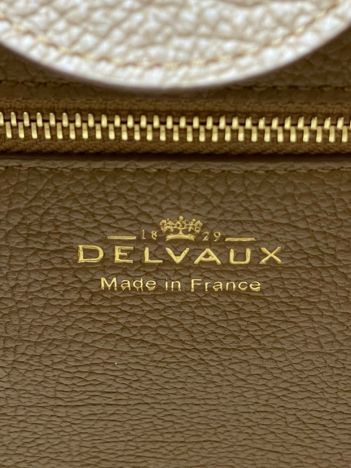 Delvaux Brillant Tempo Large (GM) – Allure Calfskin & Sheepskin Interior Beige