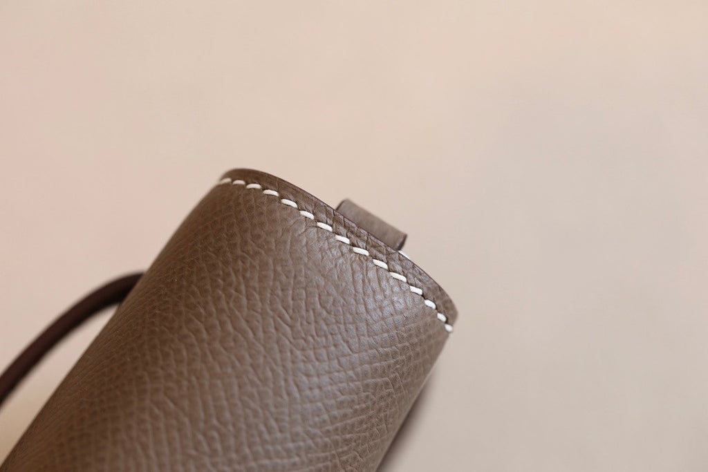 Hermes Kelly Wallet to Go Etoupe EPSOM PHW