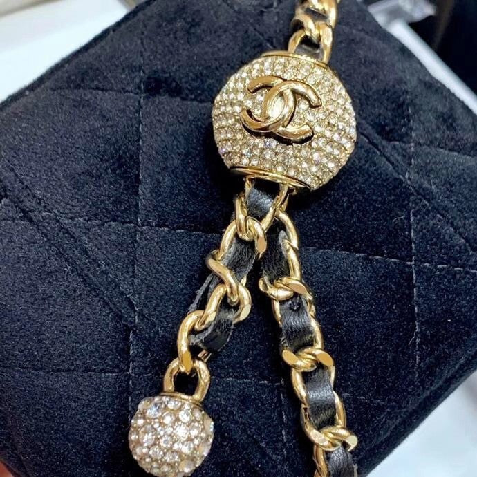 Chanel Small Vanity with Chain Black