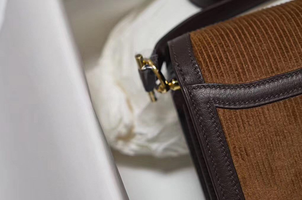 Hermès Constance 24 Velours Cotele Swift Limited Edition Bag