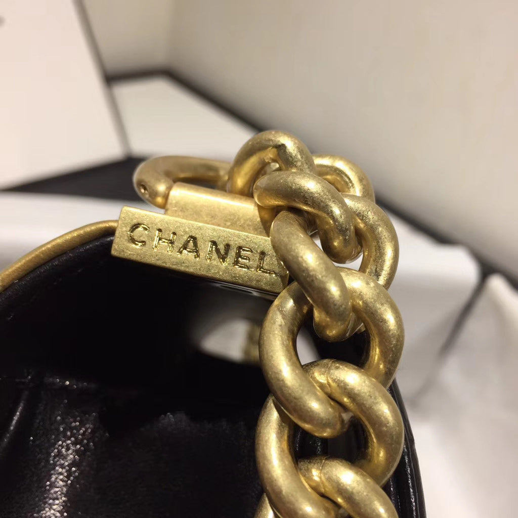 Chanel Crocodile & Python  Embossed Calfskin Small Boy Chanel handbag