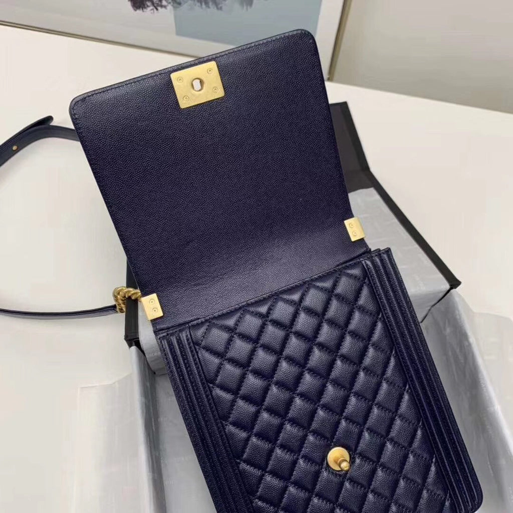 Chanel Large BOY CHANEL Handbag AS0132 Black