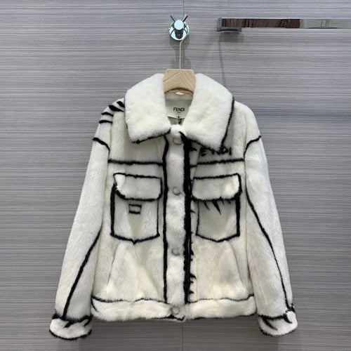 Fendi  Limited Edition Roma Joshua Vides mink coat