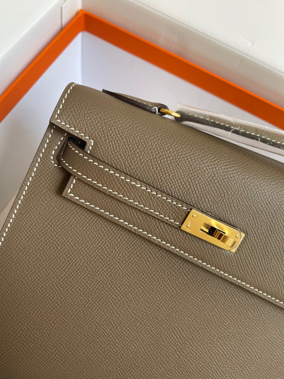 Hermes Kelly Sellier 20 en Desordre Etoupe