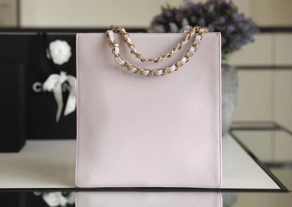 Chanel Lilac Shopping Bag AS1945