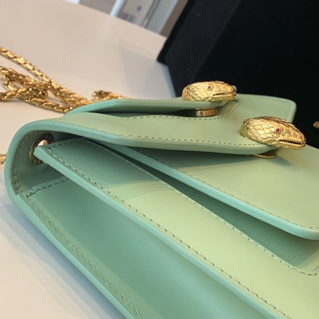 ALEXANDER WANG X BVLGARI LIMITED EDITION CROSSBODY BAG GREEN