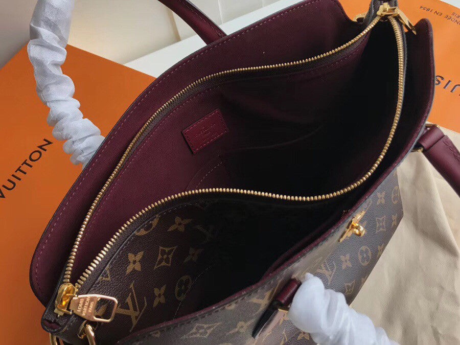 Louis Vuitton M44348 FLOWER ZIPPED TOTE MM