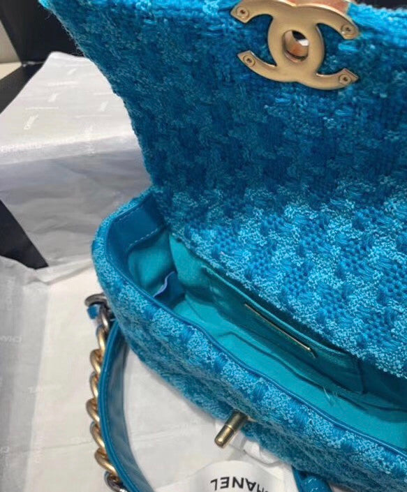 CHANEL 19 Waist Bag Blue
