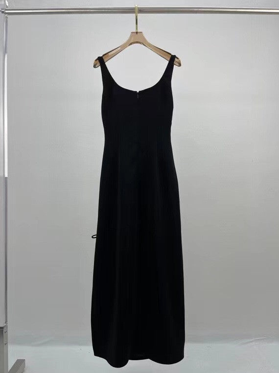 Versace Medusa floor-length dress Black
