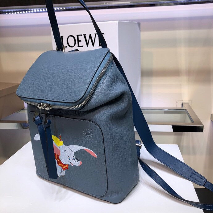 Loewe Goya Dumbo Backpack Stone Blue