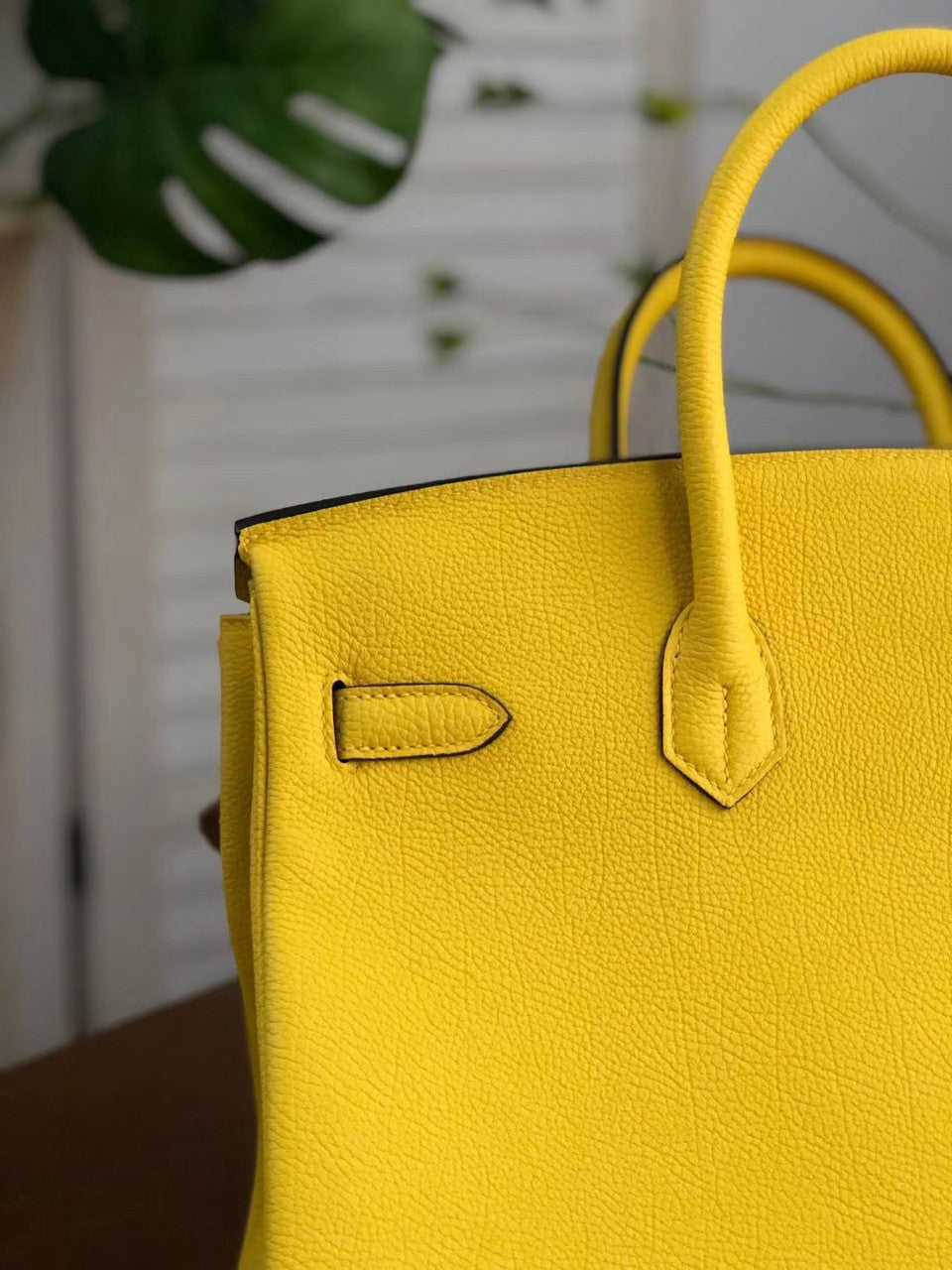 HERMÈS  LIMITED EDITION OFFICIER BIRKIN 35 SOLEIL TOGO HANDBAG